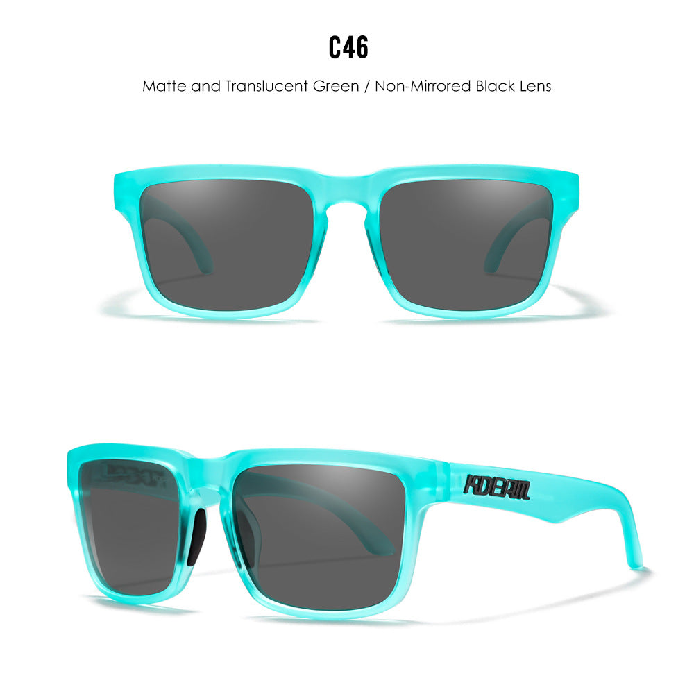 Classic polarized sunglasses for men and women ultra light driving glasses colorful real film sunglasses