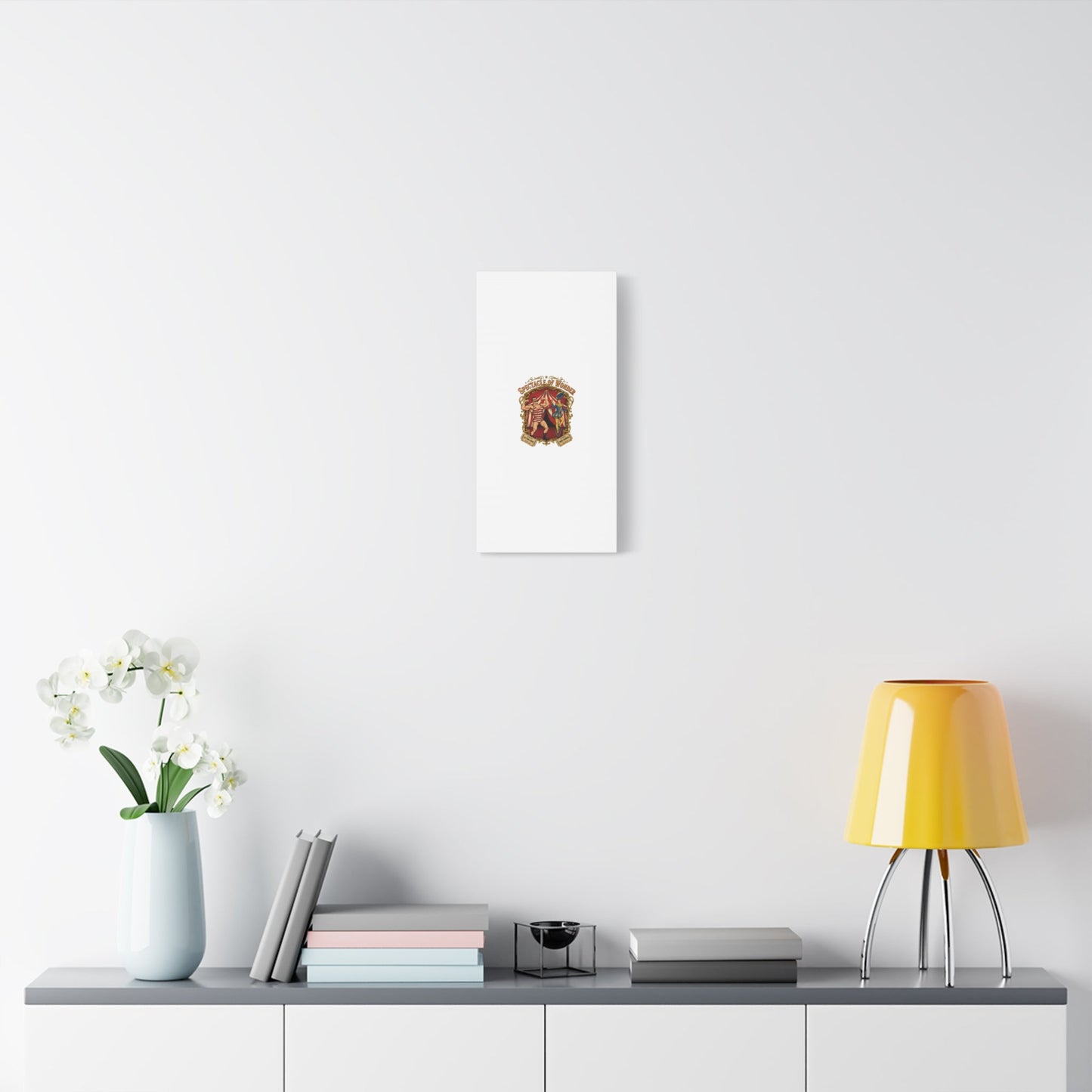 Spectacle of Wonder Circus Art Print, Canvas | Vintage Carnival Design