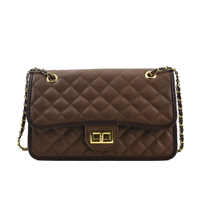 Winter Lingge Generous Bag Personalized Sewing Thread Solid Color