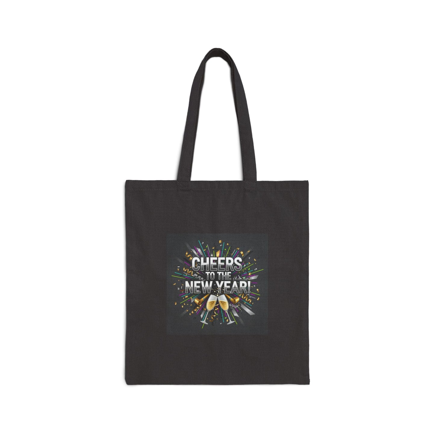 Cheers to the New Year Tote | NYE 2026 Countdown, Champagne Sparkle