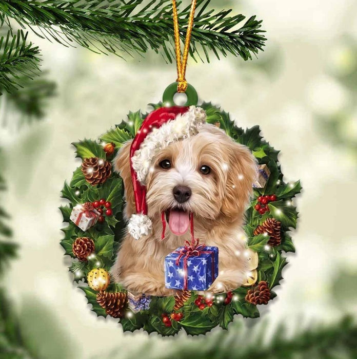 Car Pendant Sleeping Dog Angel Home Decor Acrylic Showcase Hanging Ornaments For Doors