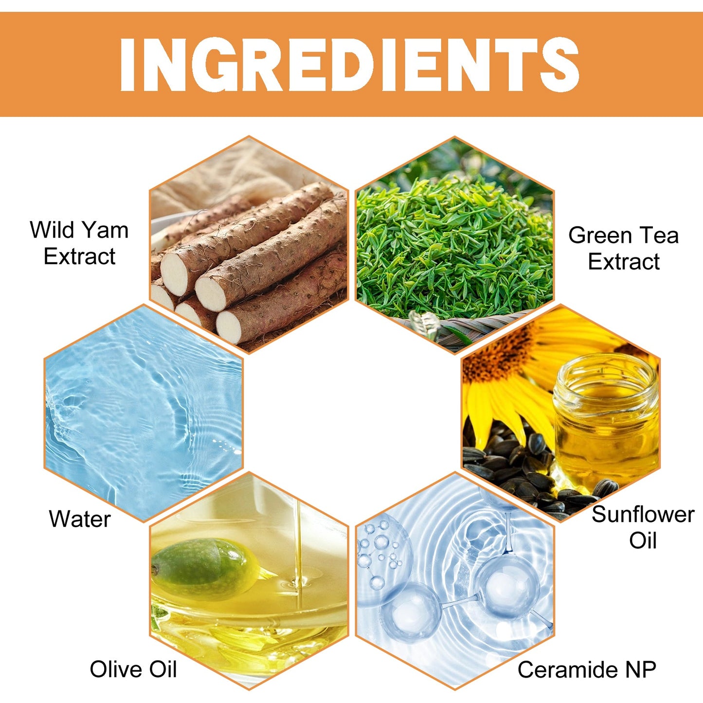 Wild Yam Cream, Moisturizing Light Spot Shine Anti-wrinkle Cream