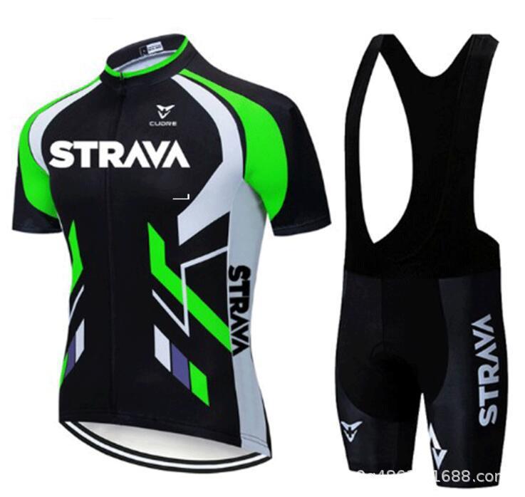 Jersey Sets Red Bicycle Short Sleeve Cycling Clothing Bike Cycling Jersey Bib Shorts