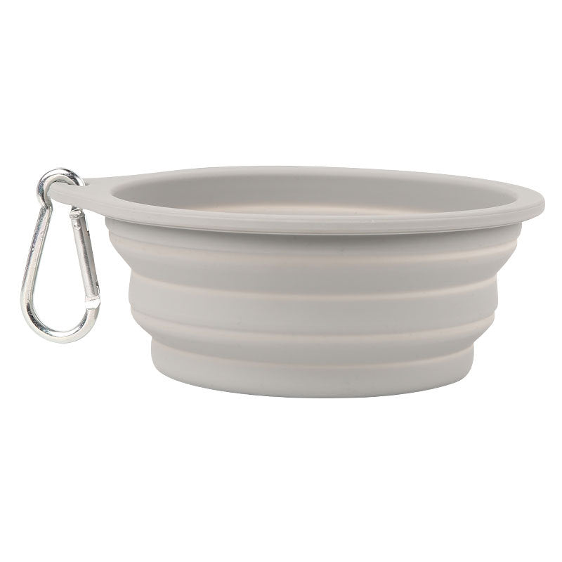 Silicone Foldable Bowl Portable Pet Bowl 600ml Cat Bowl Travel Pet Portable Dog Bowl