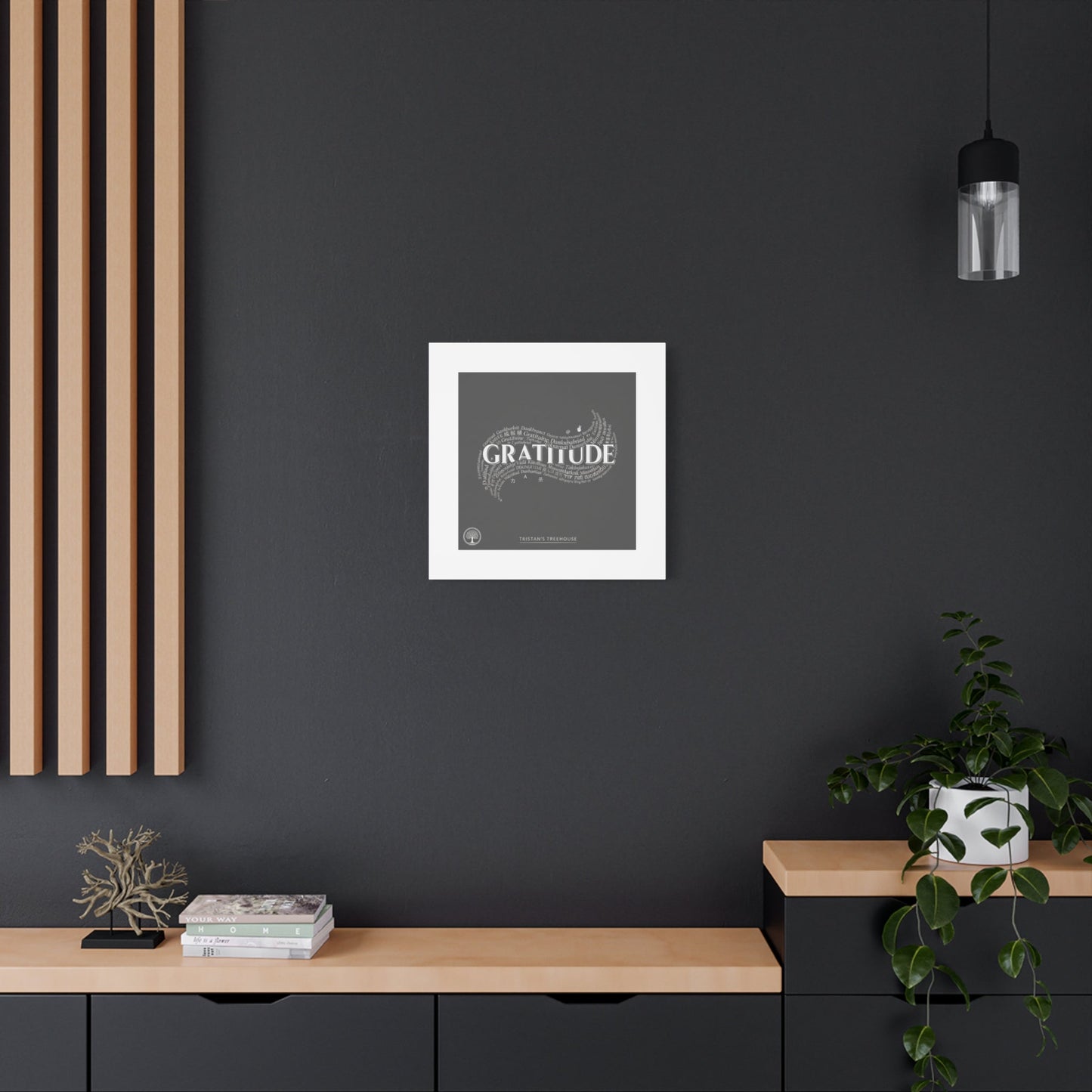 Gratitude Wall Art Matte Canvas | Tiny Treats, sweet uplifting print