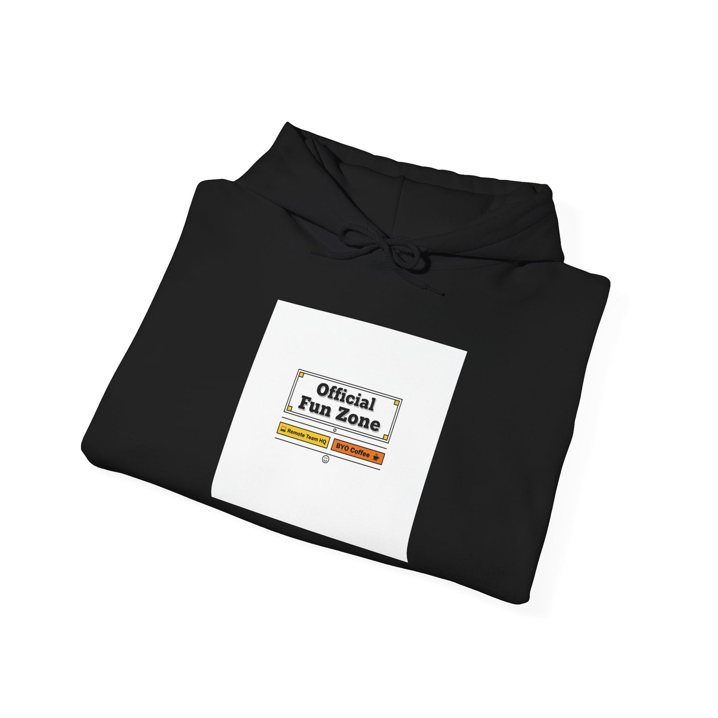 Office Sign Parody “Official Fun Zone” Hoodie | workplace humor, notice label