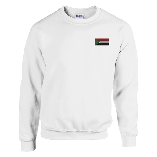 Sweat-shirt Drapeau du Soudan en broderie