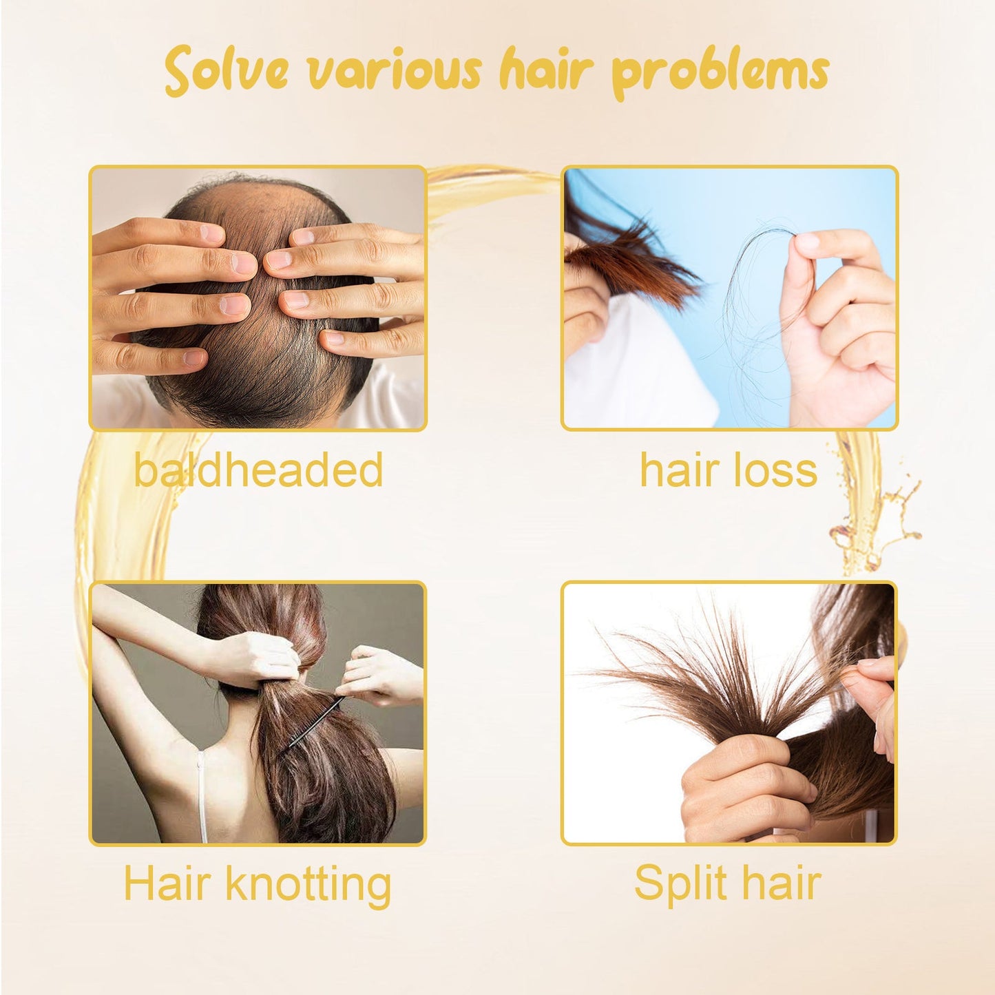 Batana Oil, Hydrating Repair Hair Sere Short-Tempered Soft Thick Hair Oil
