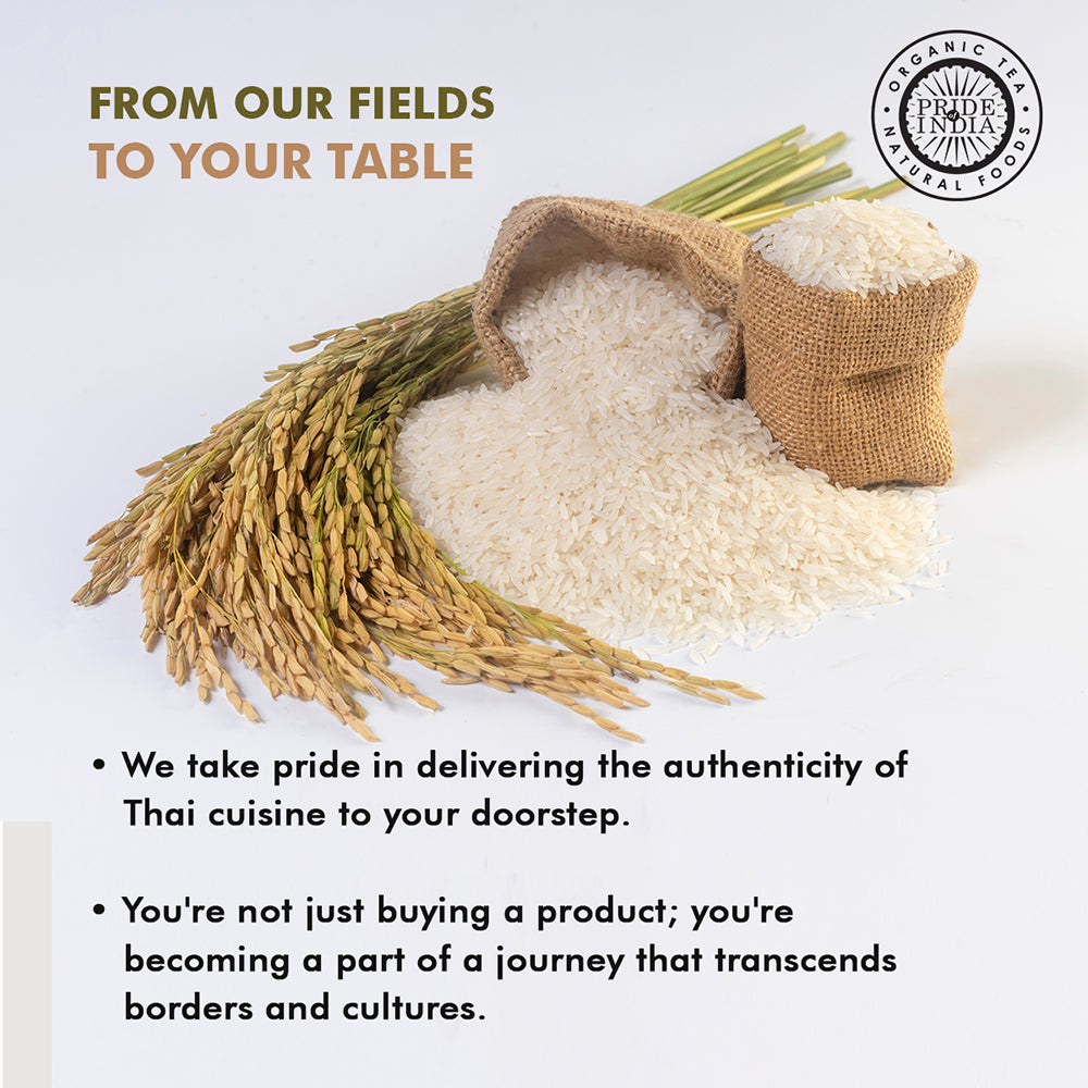 Thai White Jasmine Rice - Hom Mali Fragrant Long Grain Jar