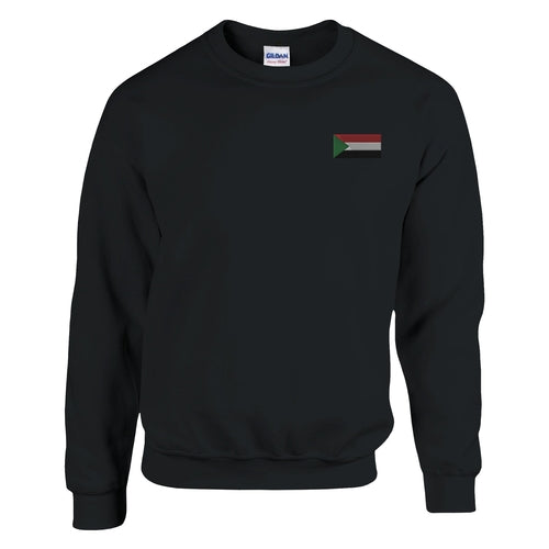 Sweat-shirt Drapeau du Soudan en broderie