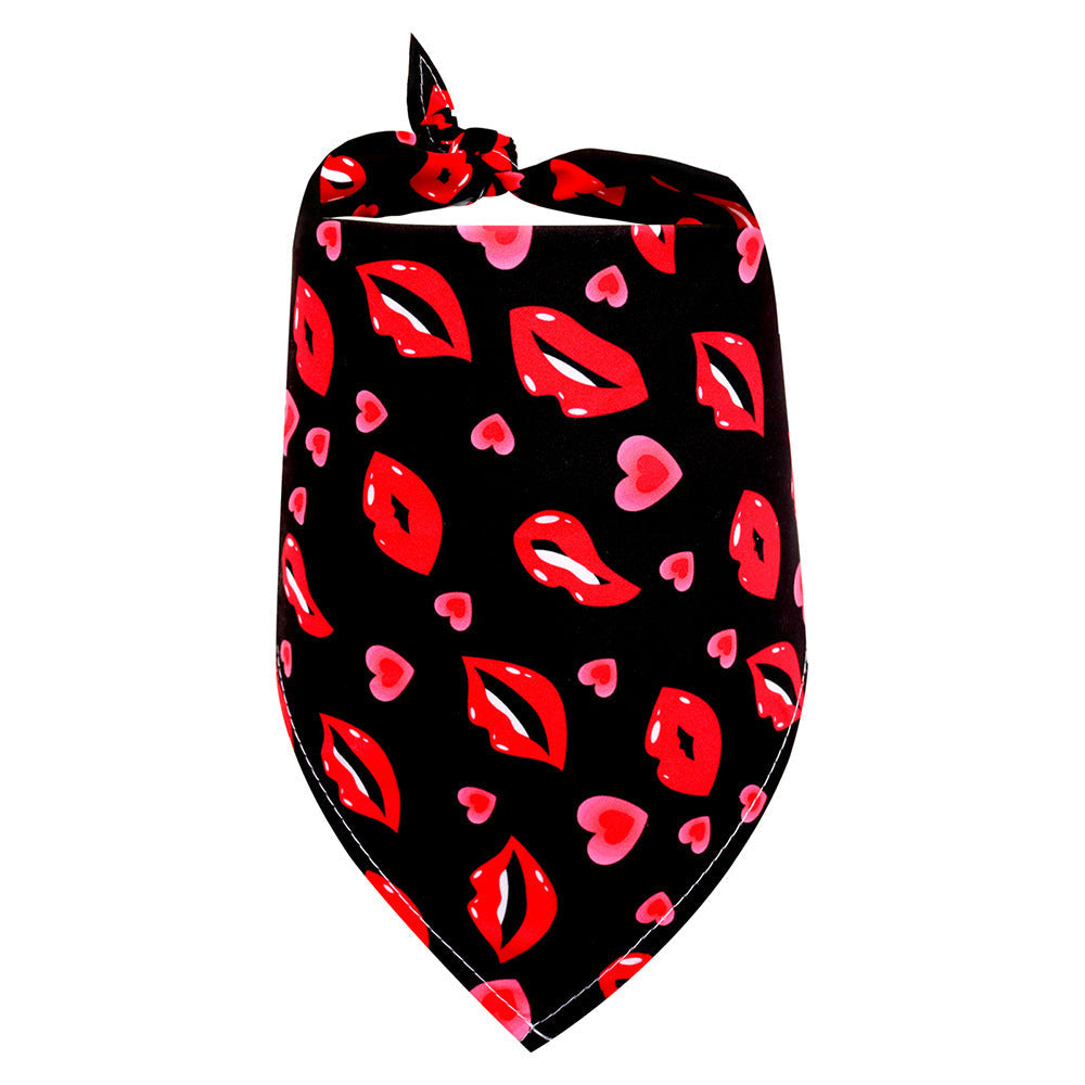 Pet Clothing Love Saliva Towel
