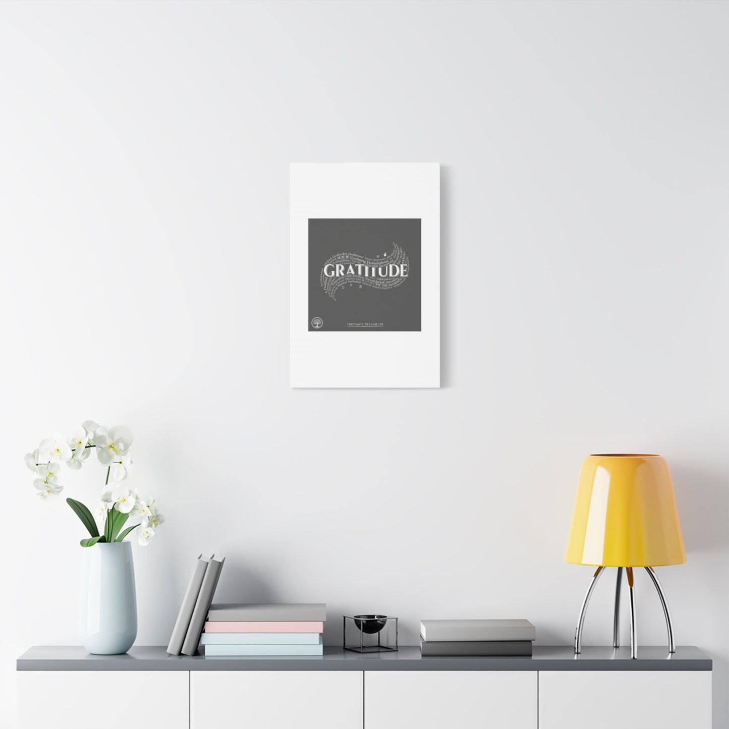 Gratitude Wall Art Matte Canvas | Tiny Treats, sweet uplifting print
