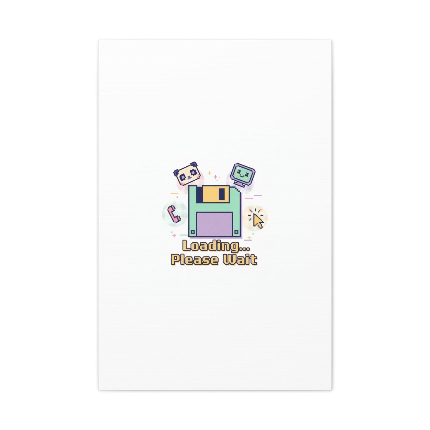 Loading Please Wait Canvas | Old Internet Aesthetic, 90s Web Nostalgia