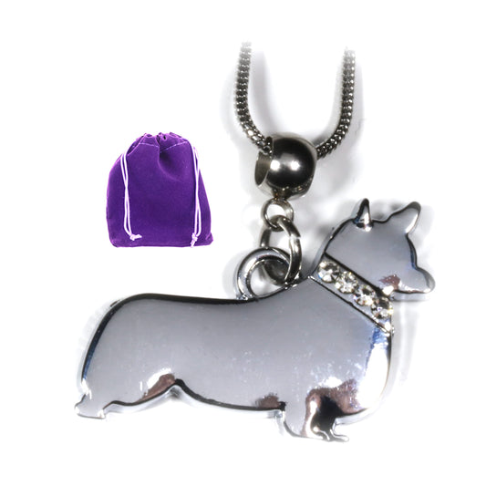 Corgi Gifts for Corgi Lovers - A Dog Necklace for Women and Men or Corgi Necklace Doggie Jewelry and Personalized Dog Gifts Great Corgi Stuff Dog Jewelry for Women as Custom Dog Gifts for Pet Lovers - cavamart.com