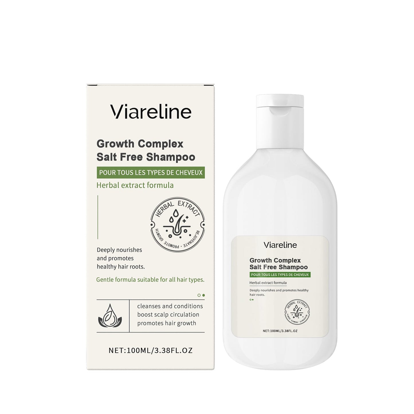 Herbal Hair Care Shampoo Gently Cleanses Scalp And Improves Frizzy Hair Care Shampoo