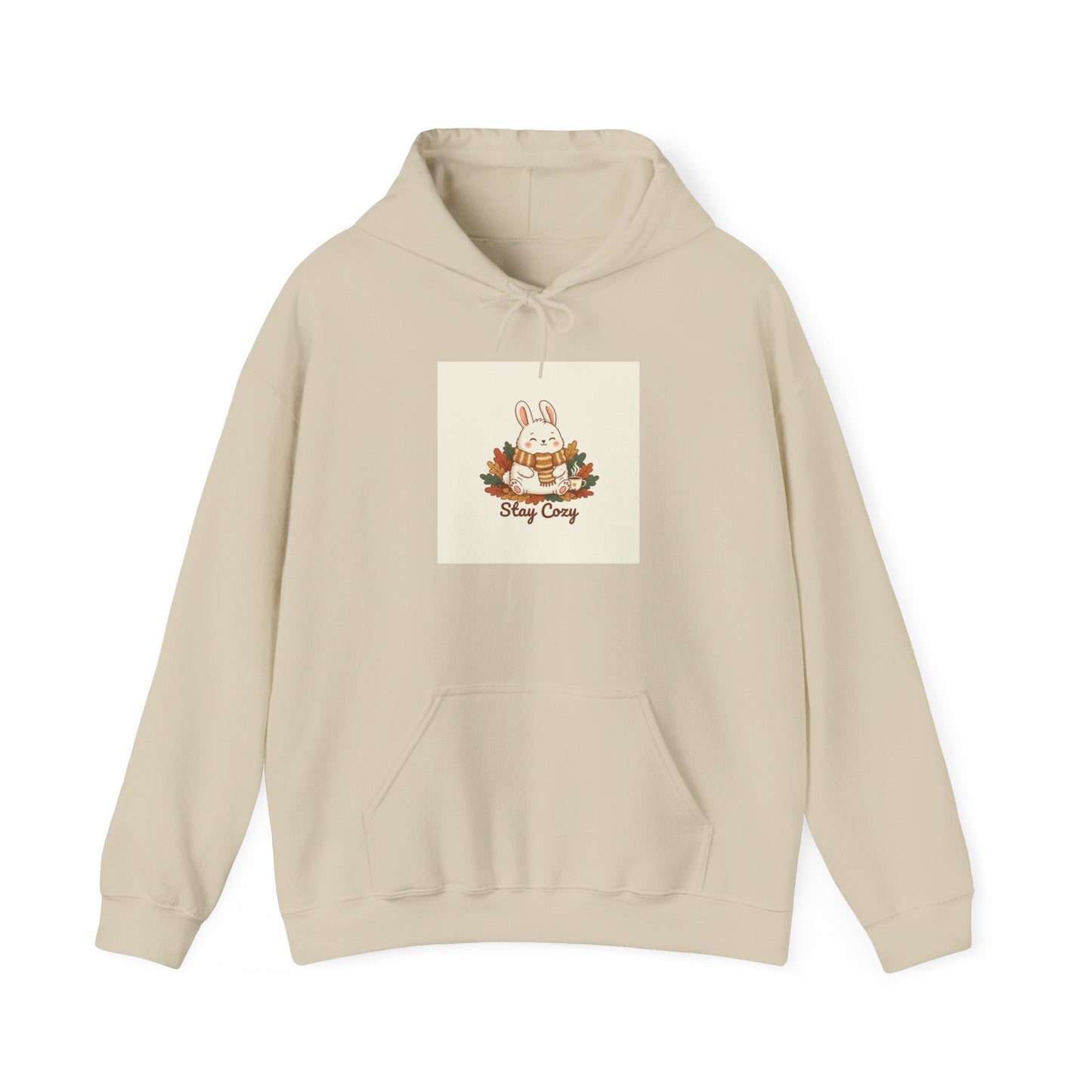 Cozy Bunny Winter Forest hoodie | cute animal illustration, cozy critter art