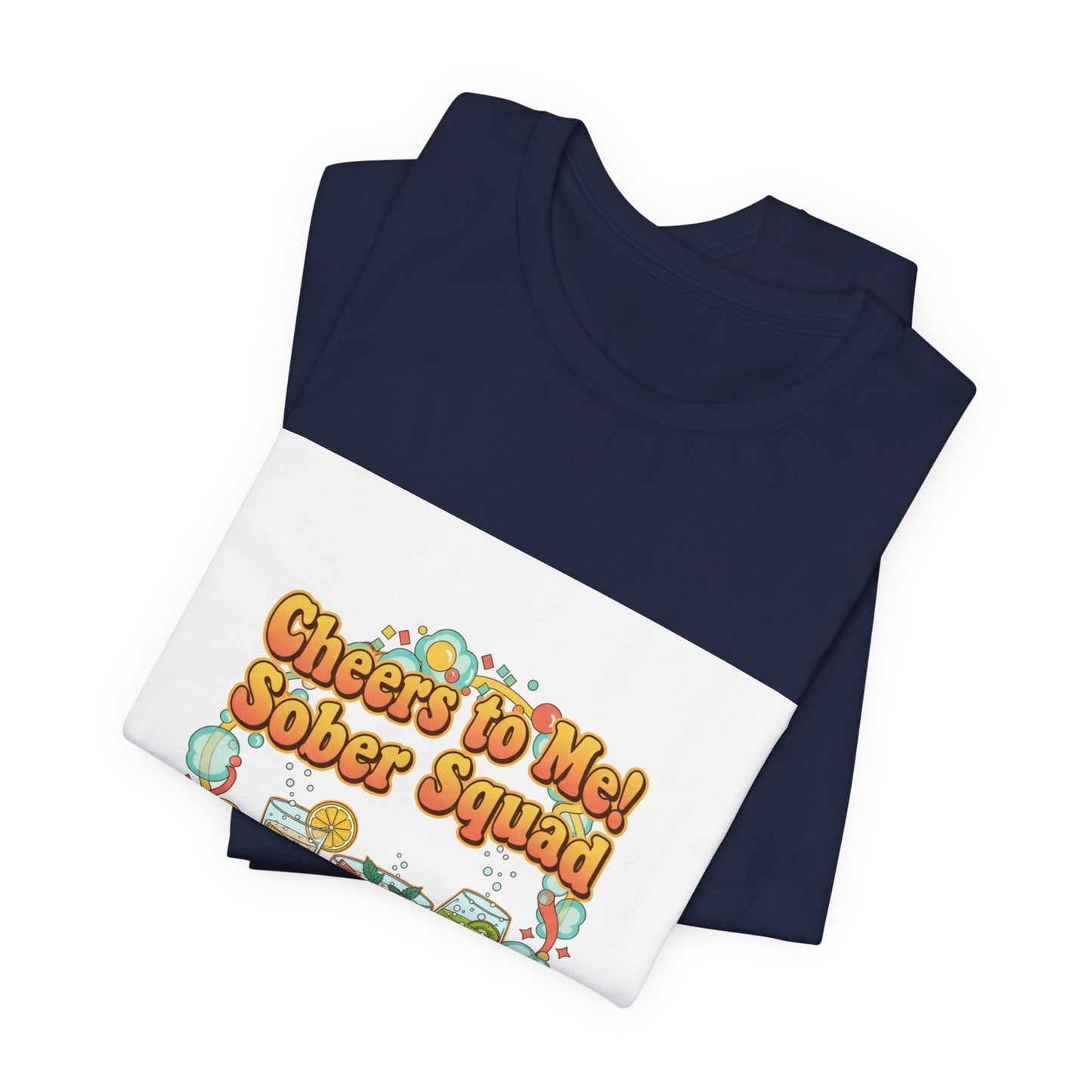 Cheers to Me Sober Squad Tee | Dry January Shirt, Sober Curious Mocktail