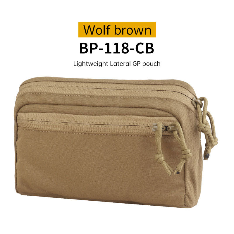 WoSportT Lightweight Horizontal GP Bag Molle Storage Bag Accessory Multifunctional Equipment Sundry Tool Bag