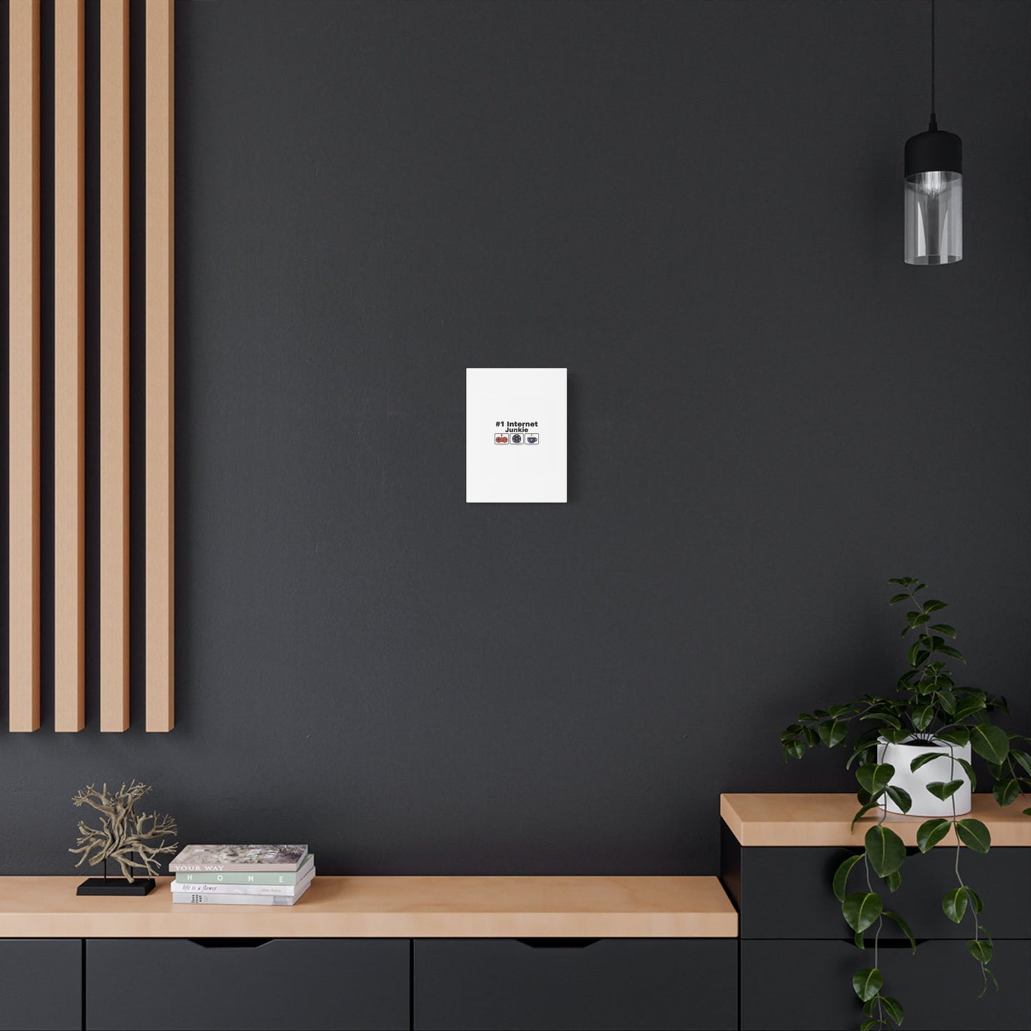 #1 Internet Junkie Matte Canvas | Top-List Ranking Poster