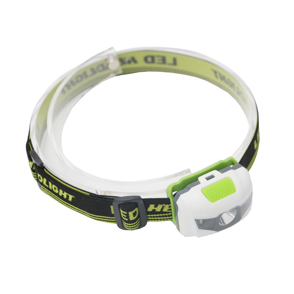 4 Modes Headlamp Waterproof LED Headlight Flashlight White + Red Torch  Use 3 x AAA