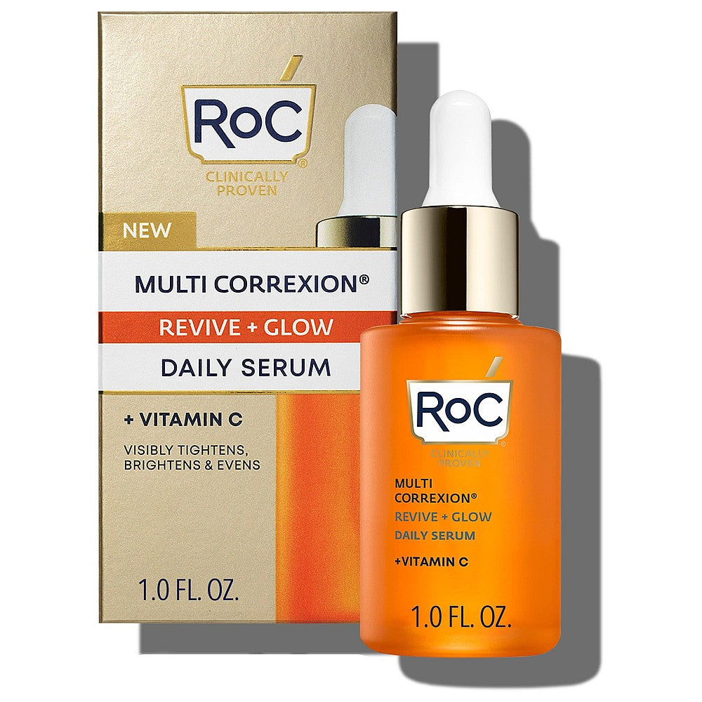 RoC® Multi Correxion® Revive + Glow Vitamin C Serum – Anti-Aging & Brightening (1.0 Fl Oz)