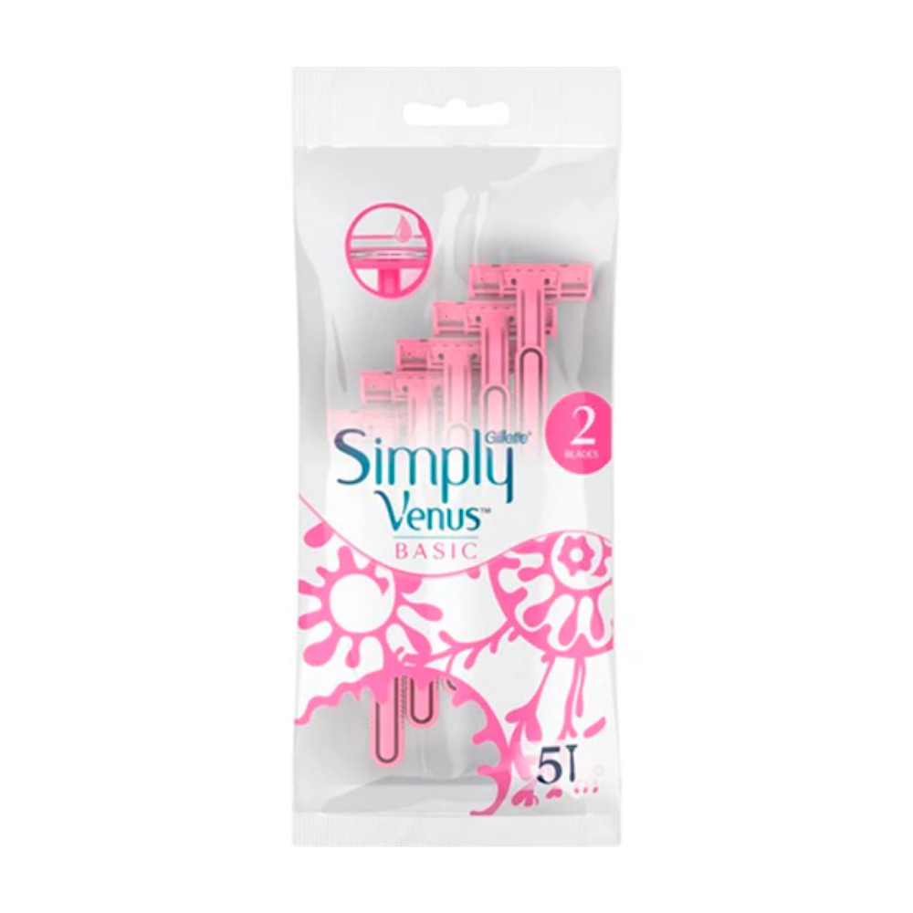 Gillette Simply Venus Basic 2 Blades Razor (5 ct)