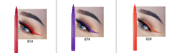DIY Color Painting Is Not Easy To Smudge Matte Eyeliner