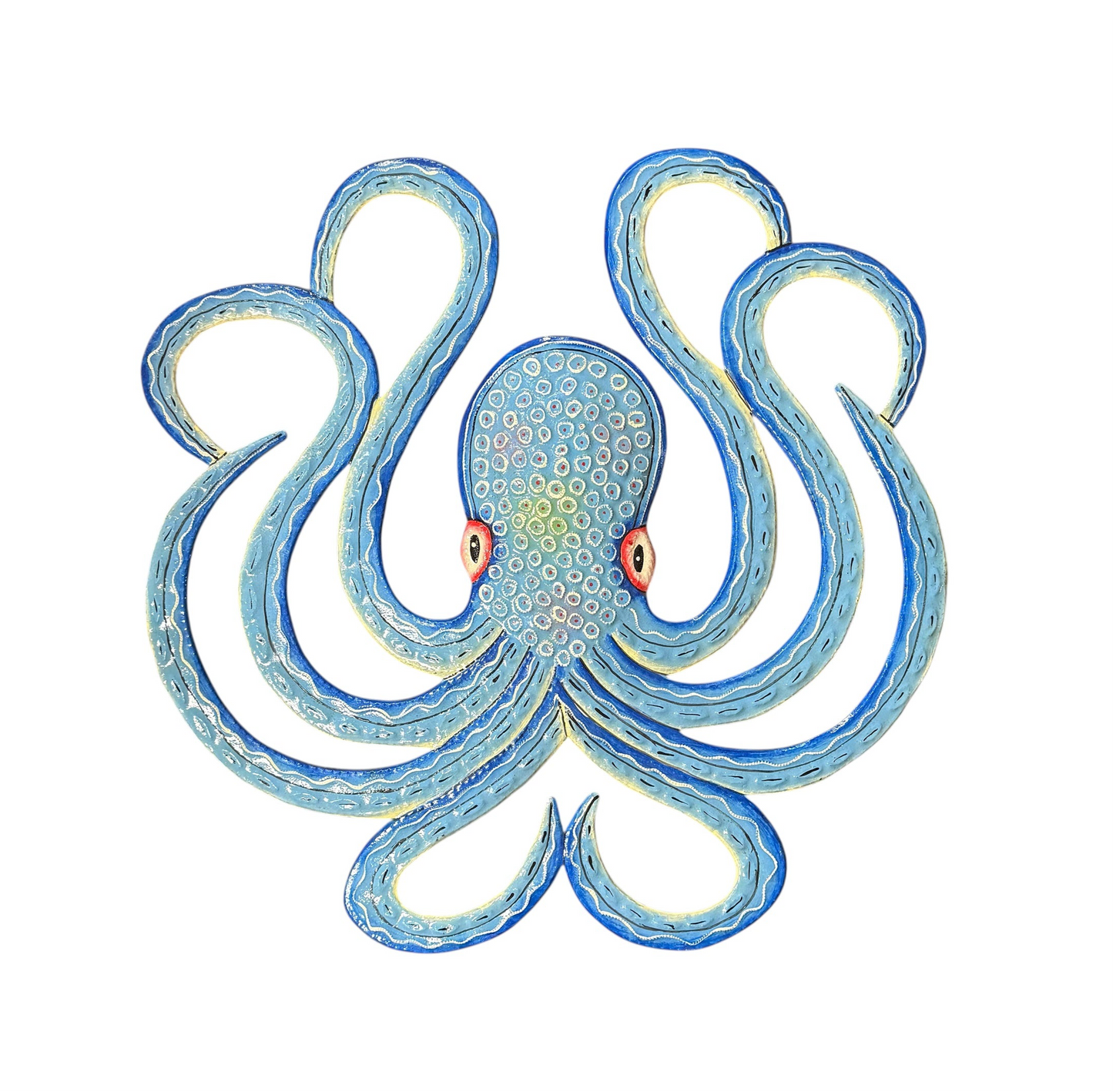 Simple Blue Octopus