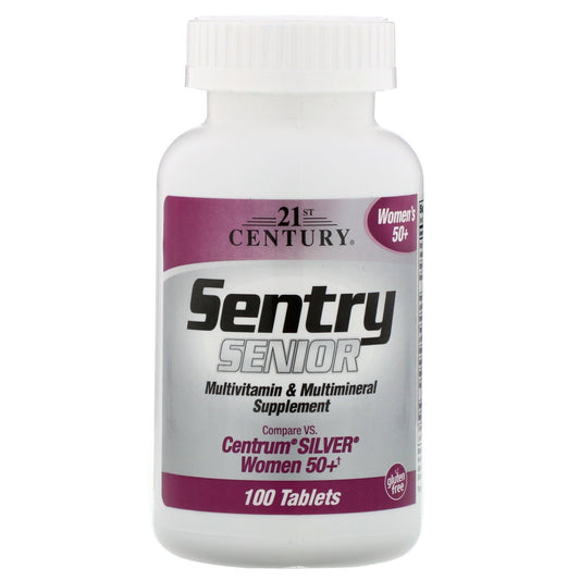 21st Century Sentry Senior 50 Womens Tablets 100Ct
