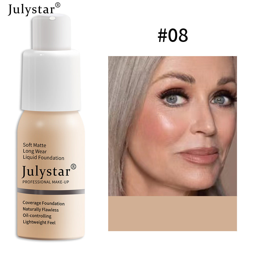 Liquid Foundation Concealer Long-Lasting Moisturizing Oil Control BB Cream Foundation Makeup