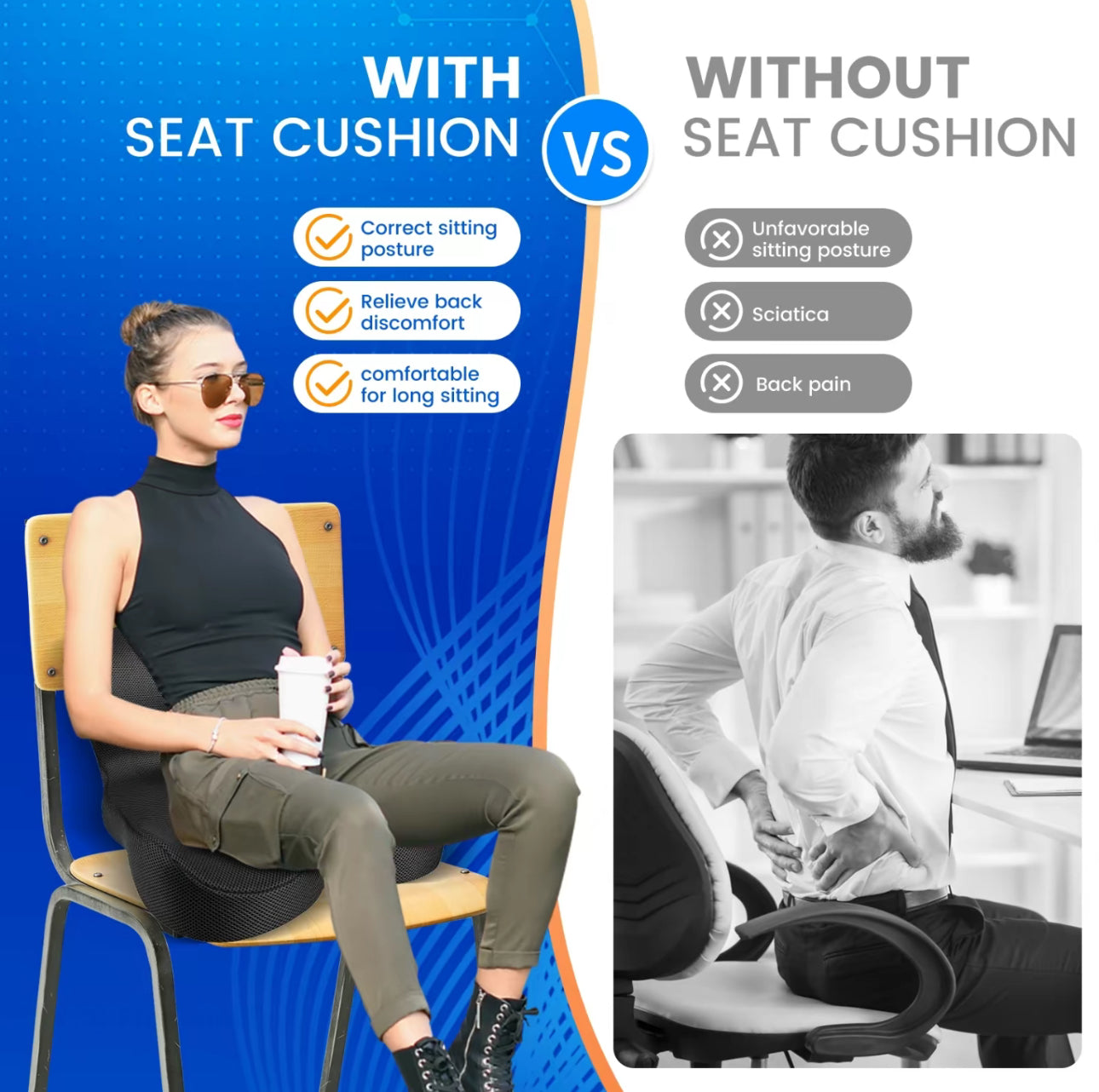 RoadEase Seat Cushion