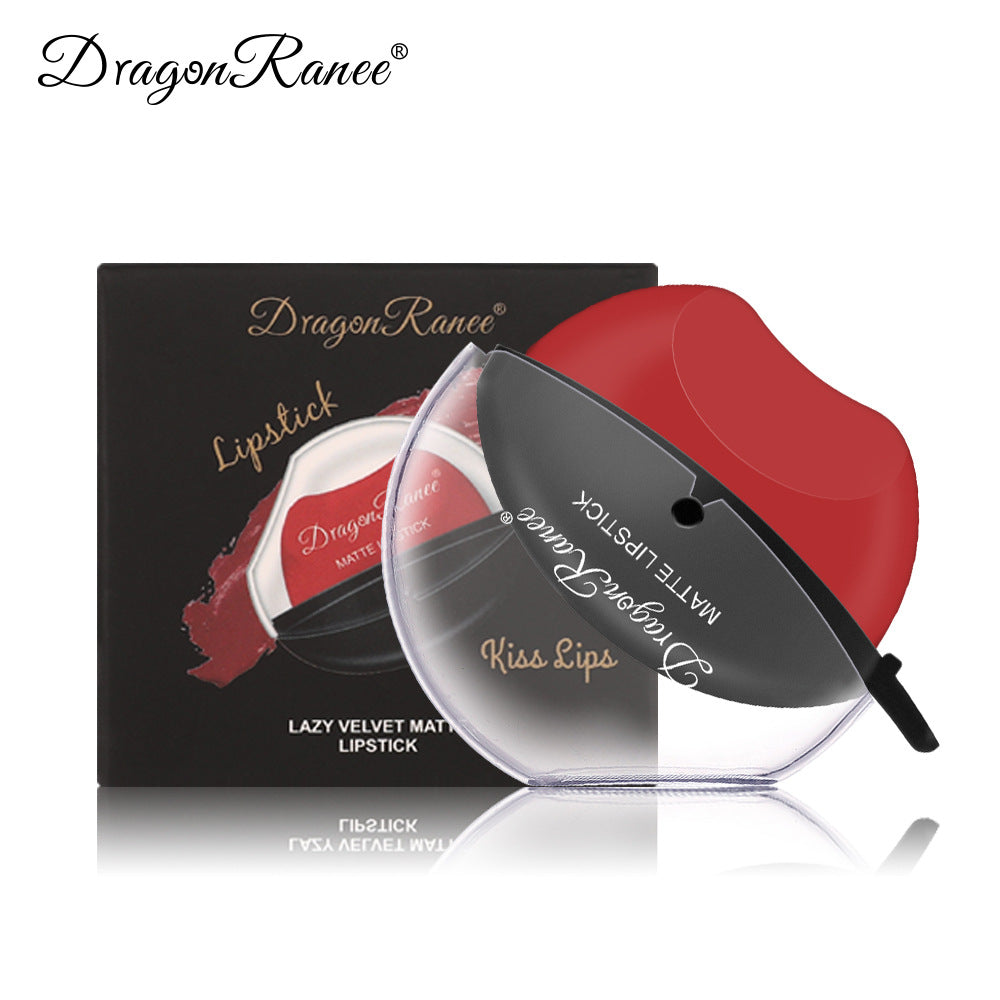 Sip Into Makeup Lazy Lip Lipstick Lipstick Is Not Easy To Fade Matte Makeup Effect Matte Lipstick Big Red Lipstick