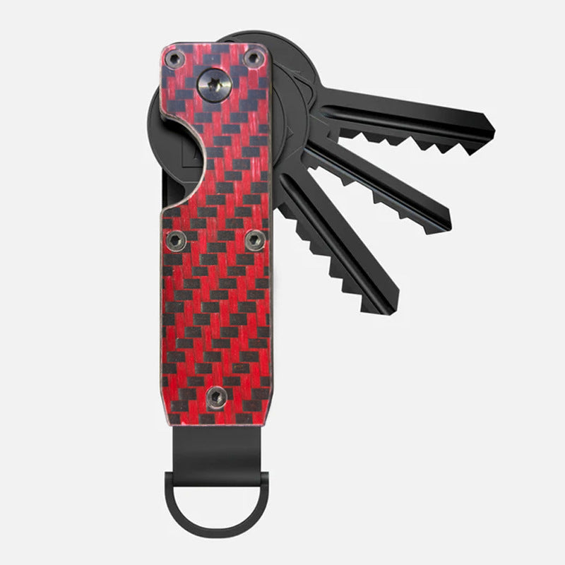 Keychain metal keychain aluminum alloy key storage keyclip