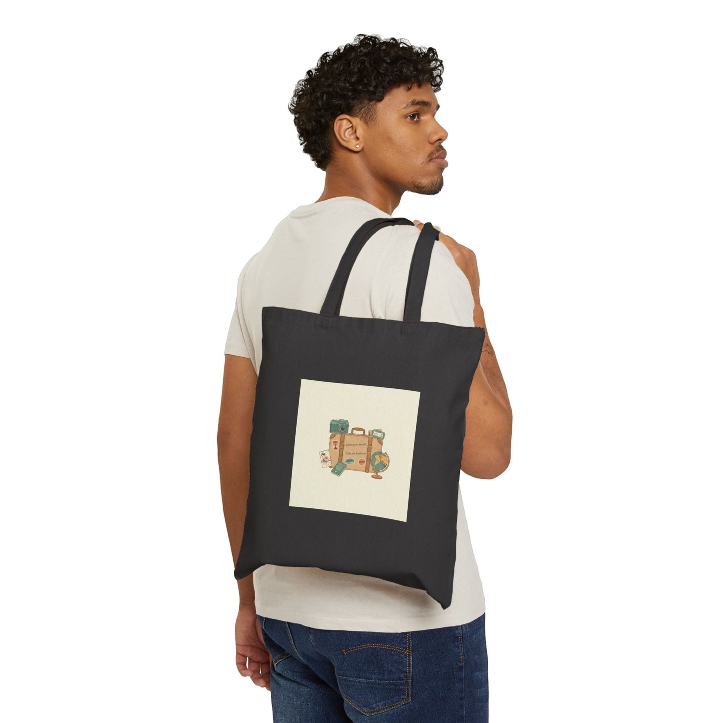 Vintage Travel Stamp Tote | passport stamp, wanderlust postcard
