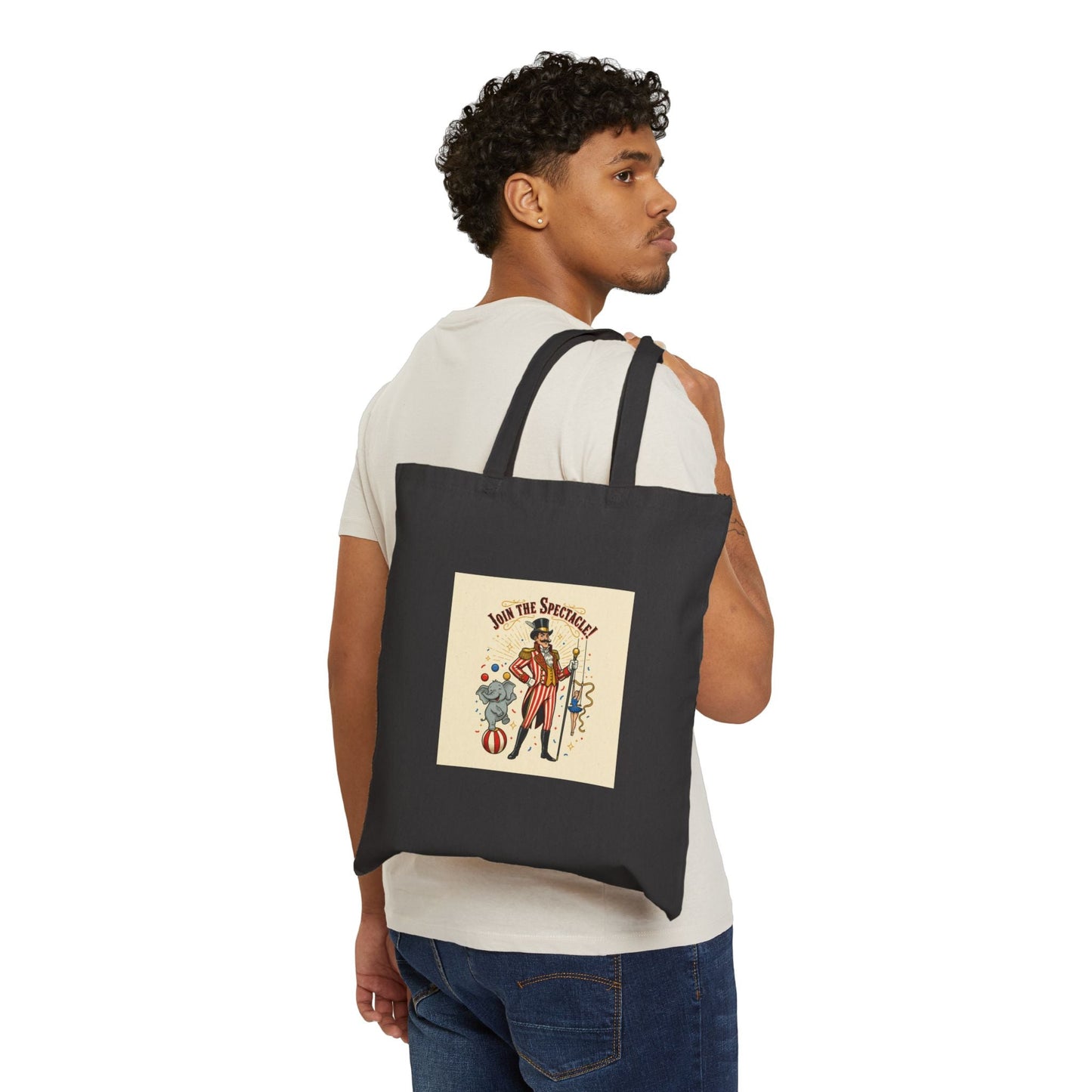 Vintage Circus Spectacle Tote | carnival art print, camp circus aesthetic