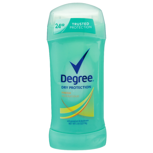 Degree Women Original Protection Antiperspirant Deodorant, Fresh Oxygen, 2.6 oz Invisible Solid