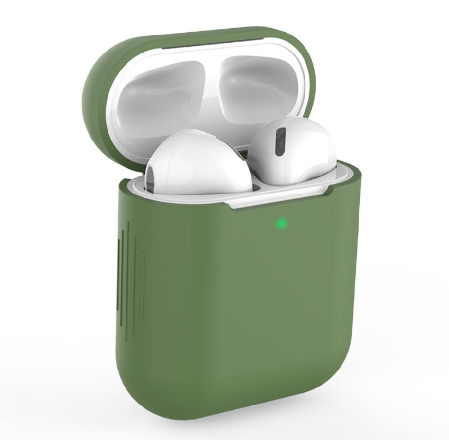 Compatible with Apple, Protective cover for wireless headset set silicone universal new airpods2
