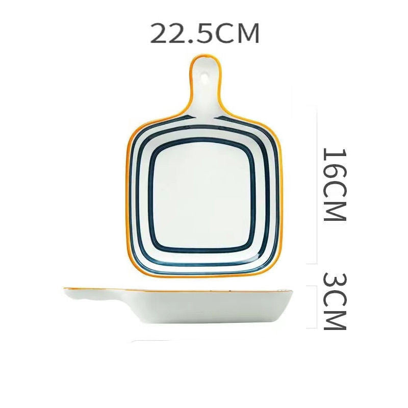 Ceramic Oven Baking Ideas With Handle Plate Net Red Baked Rice Plate Household