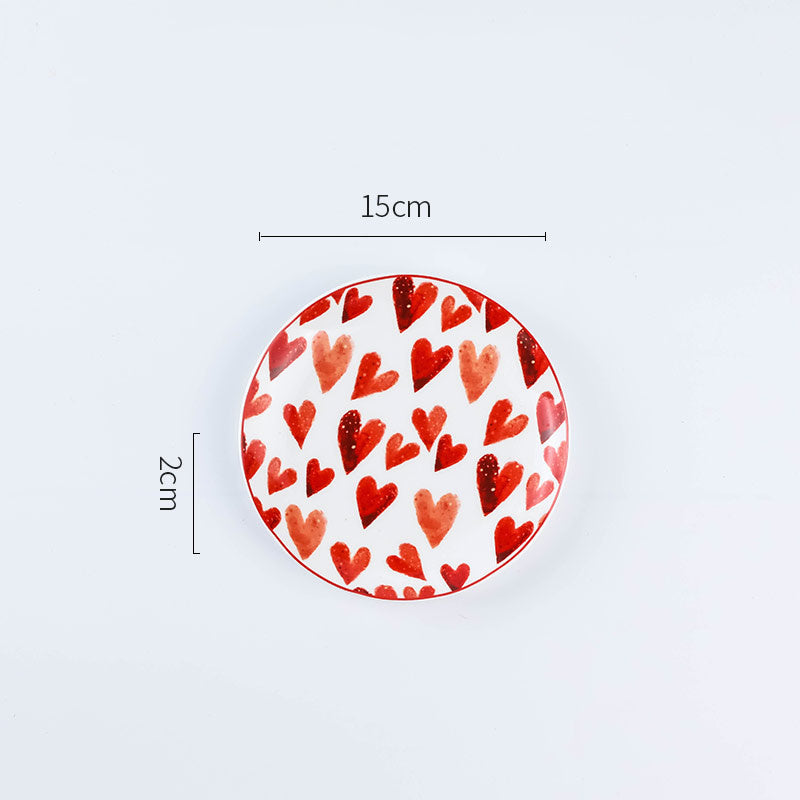 Home Creative Tableware Ins Ceramic Dinner Plate