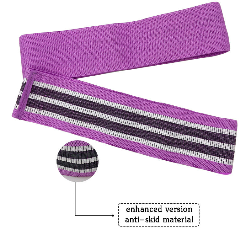 Body shaping squat hip circle yoga fitness tension belt resistance belt stretch belt