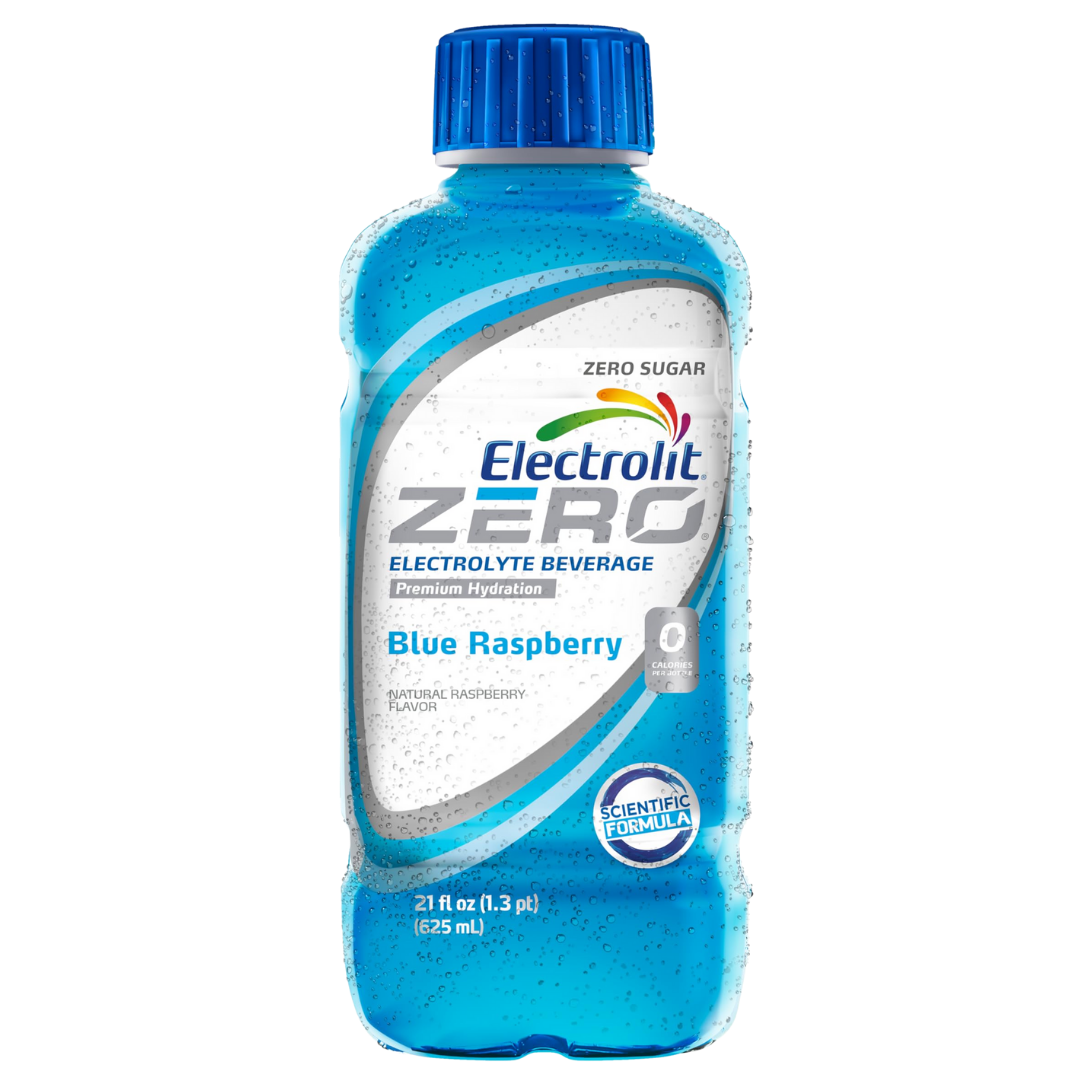 Electrolit Zero Blue Raspberry Hydration Beverage (21oz)