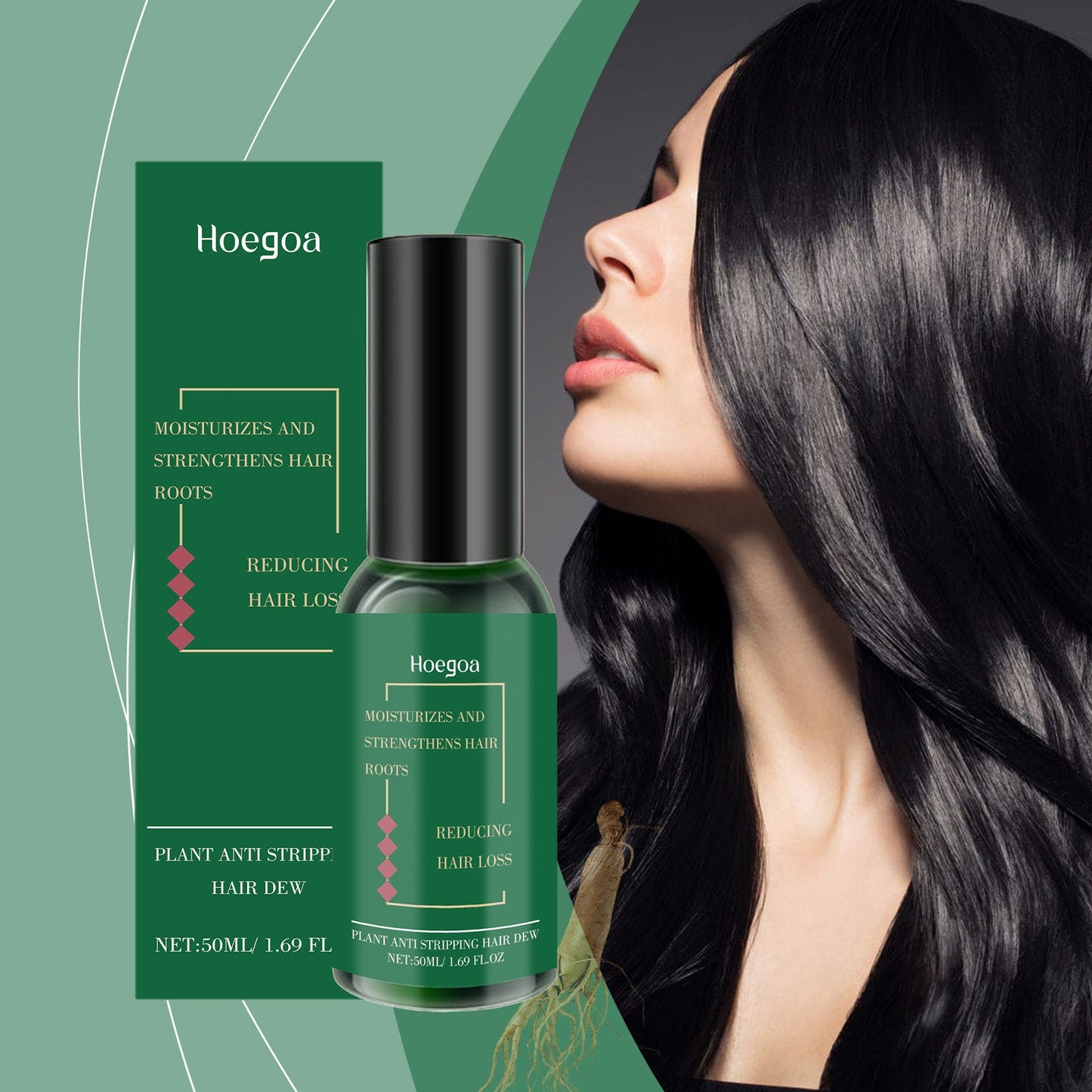 Hair Care Solution Gently Moisturizes And Nourishes Scalp, Softens Hair Care, Hydrates And Moisturizes Hair Care Solution