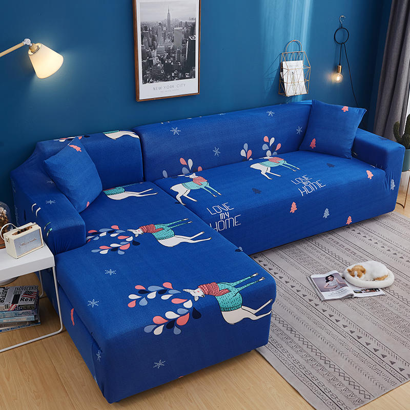 Geometric Stretch Sofa Cover All-inclusive Fabric Lazy Combination Living Room Cushion