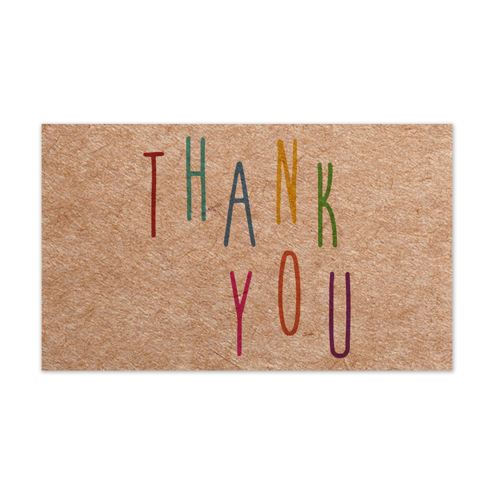 English Holiday Thank You Simple And DIY Creative Greeting Card