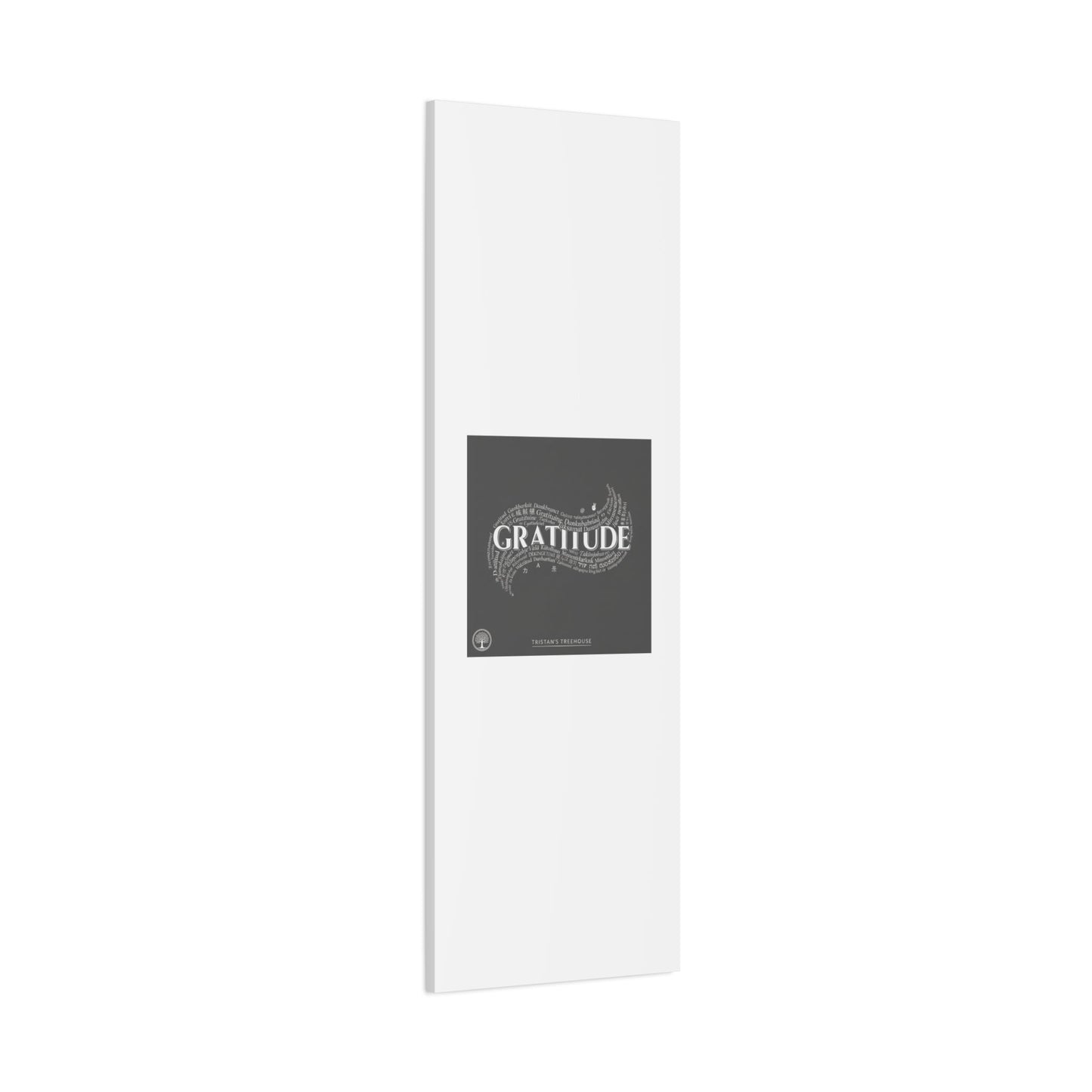 Gratitude Wall Art Matte Canvas | Tiny Treats, sweet uplifting print