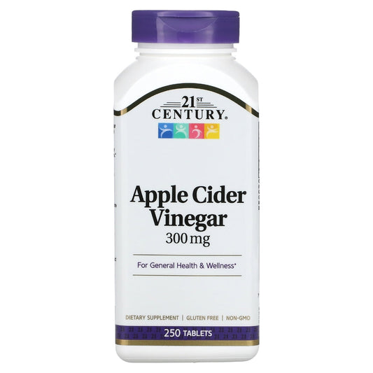 21st Century® Apple Cider Vinegar 300 mg – Digestive &amp; Metabolic Support (Tablets)