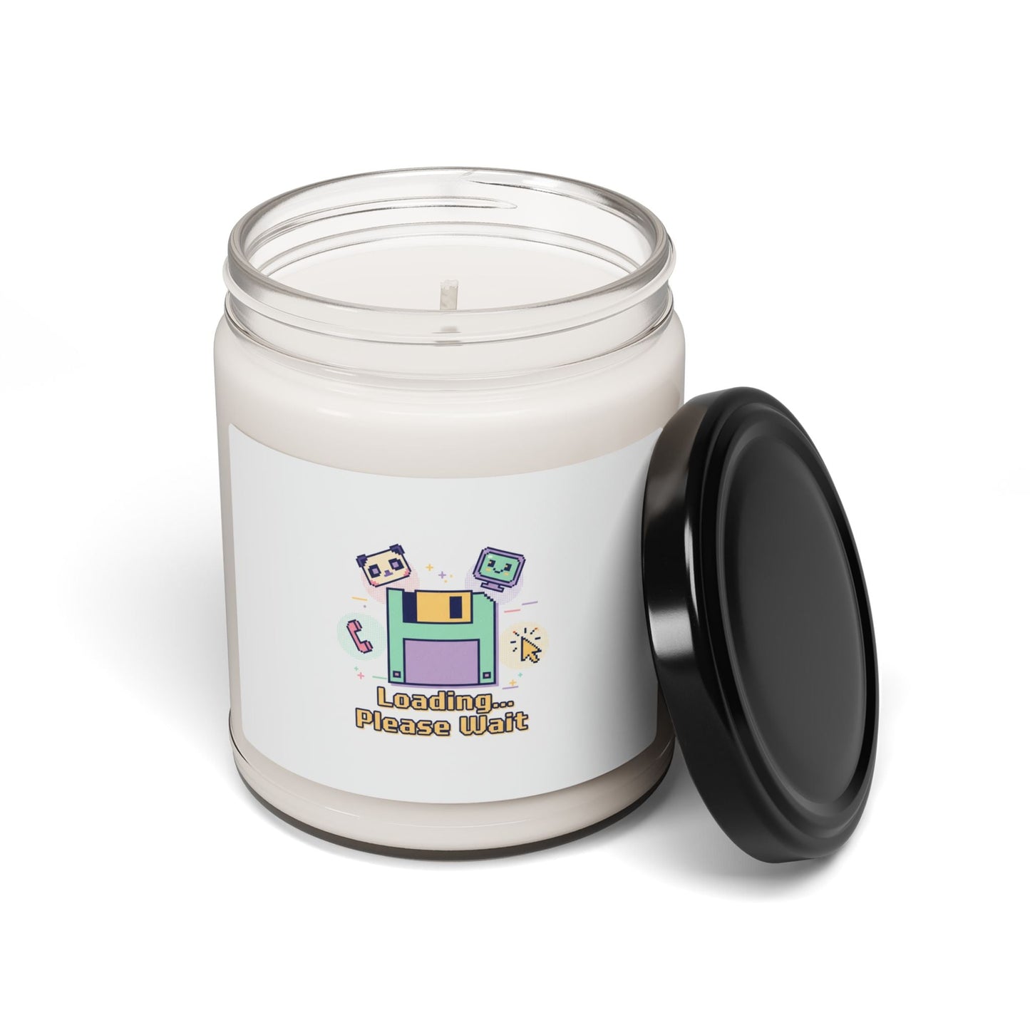 Loading… Please Wait Soy Candle, Old Internet Aesthetic | Pixel Art, 90s Web Nostalgia