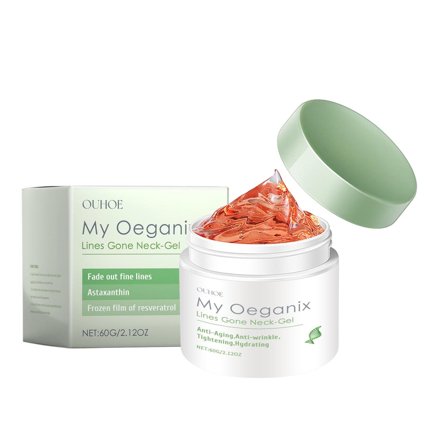 Lines Gone Neck Gel, Neck Moisturizer Improves Neck Lines And Moisturizes Skin Hydrating Gel