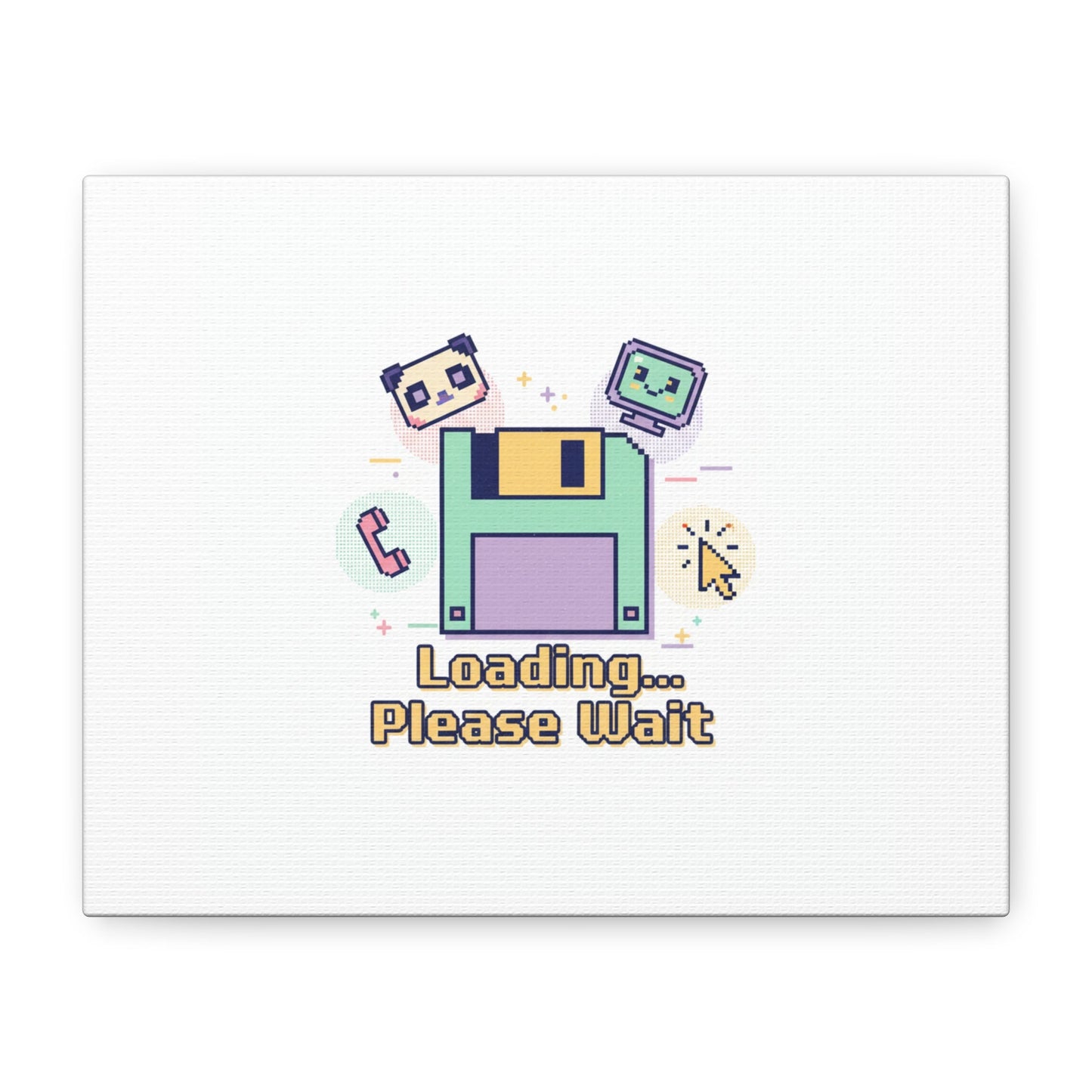 Loading Please Wait Canvas | Old Internet Aesthetic, 90s Web Nostalgia