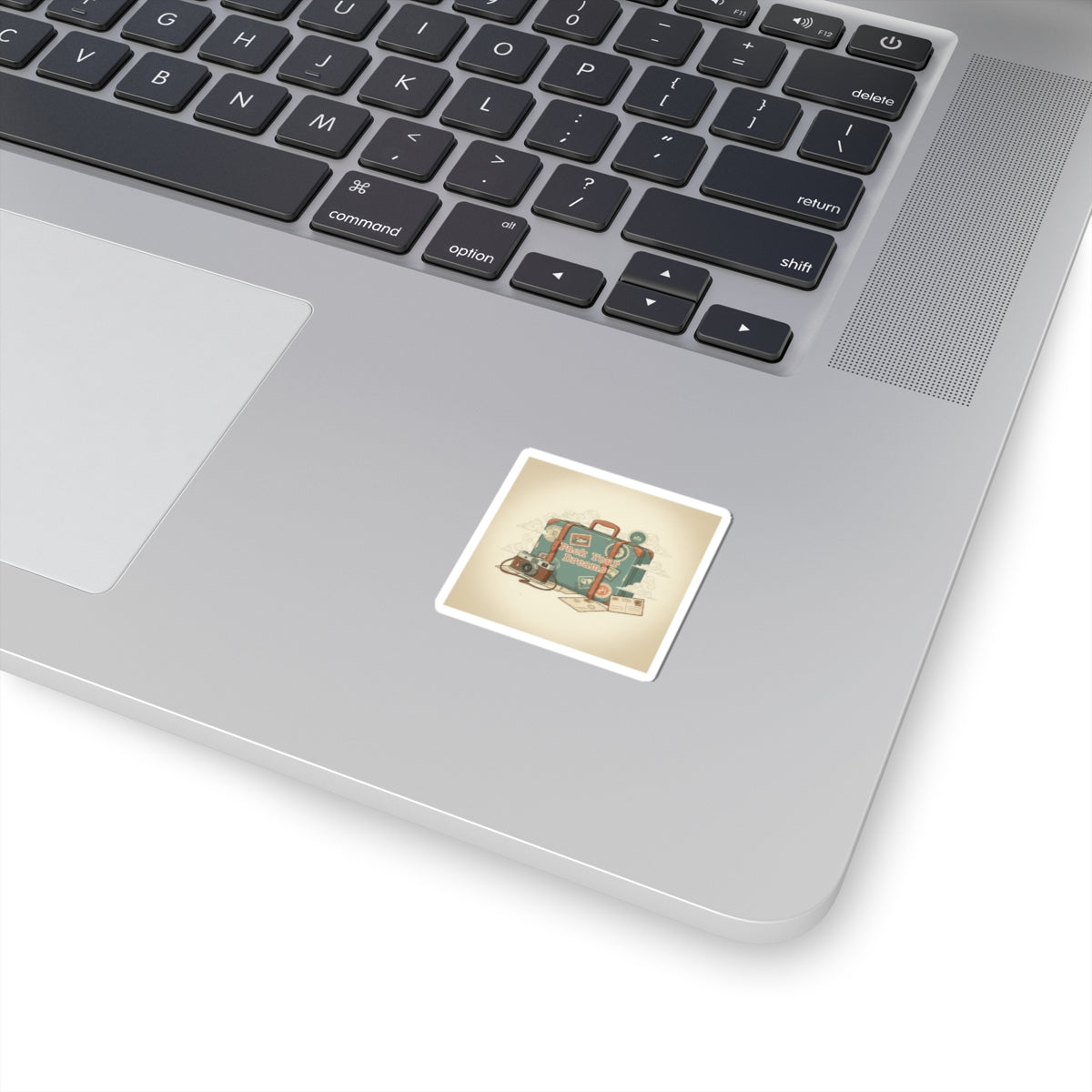 Pack Your Dreams suitcase sticker | retro travel stamp, postcard vintage